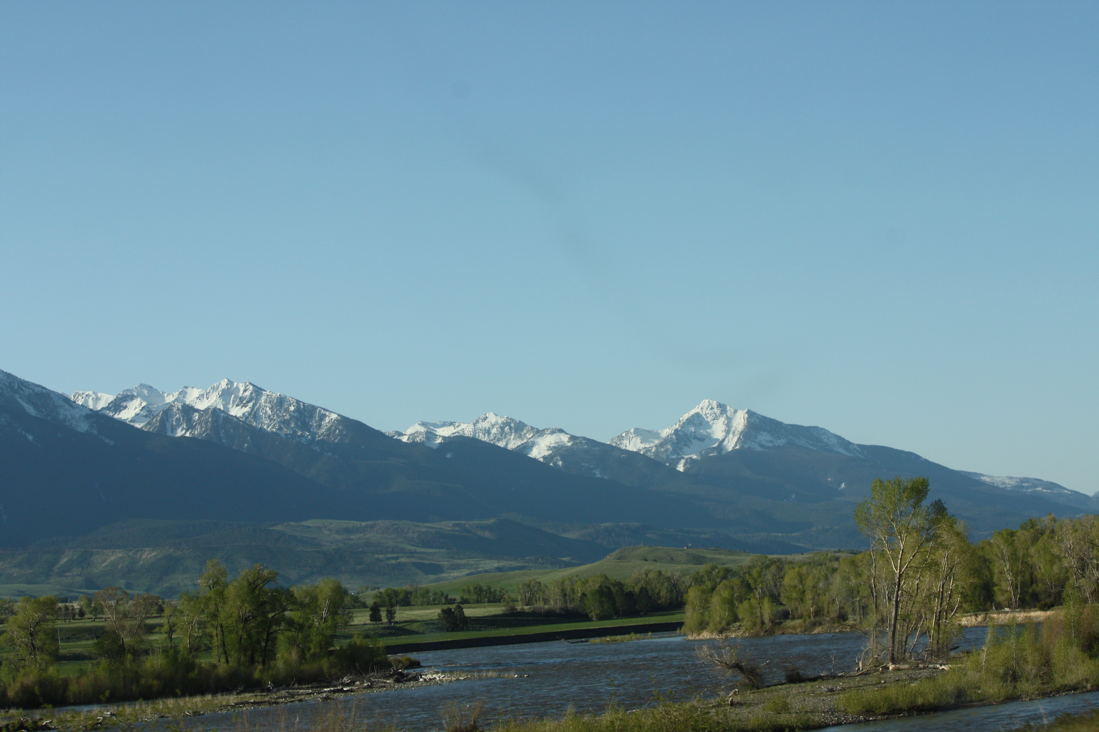 Mountains at Yellowstone National Park