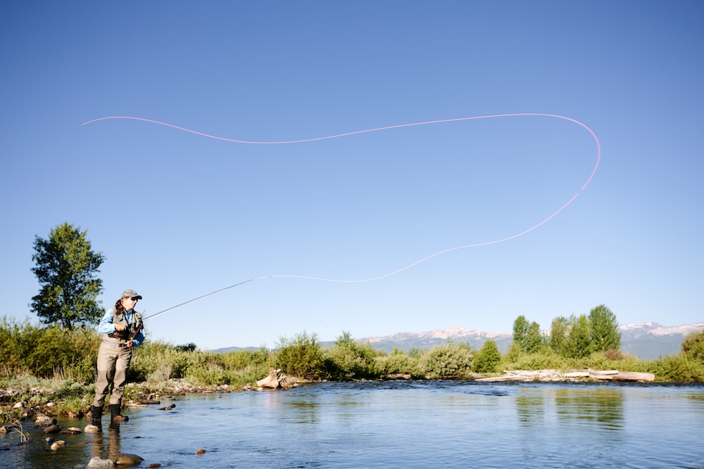 montana fly fishing in river